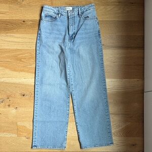 Frame “The Wide” jeans, size 28